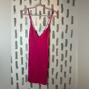 HM hot pink dress